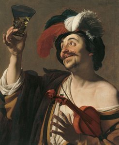 Le Violoniste heureux - Gerrit van Honthorst