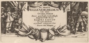 Page de titre - Gerrit van Schagen after Jacques Callot