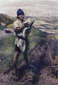 "Dans un champ labouré, le laboureur t