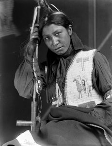 Charles American Horse, membre du Wild West Show de Buffalo Bill, c.1900