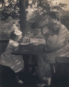 La fête au jardin - Gertrude Käsebier