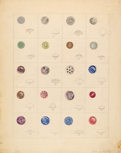 Boutons, vers 1937 - Gertrude Lemberg