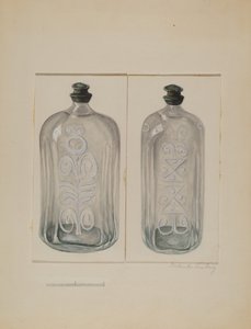Bouteille de cordial, vers 1936 - Gertrude Lemberg