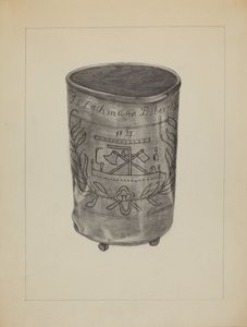 Gobelet en étain, vers 1936 - Gertrude Lemberg