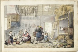 Intérieur paysan (Charité ou Pauvreté)