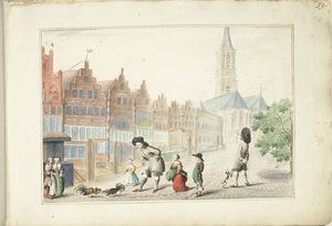 Combat de coqs dans la rue Sassen à Zwolle
