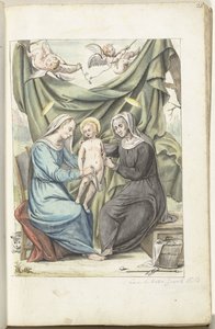 Madonna avec enfant et Sainte Anne