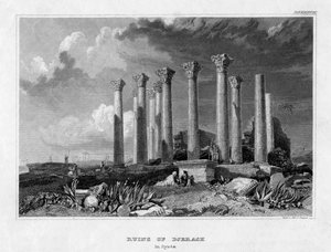 Les ruines de Djerash, Syrie