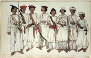 Huit Gurkhas, 1815