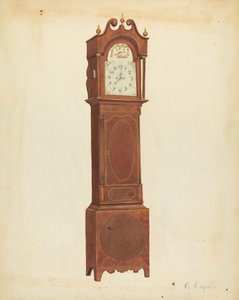 Horloge de grand-père, vers 1935