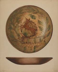 Assiette allemande de Pennsylvanie - Giacinto Capelli