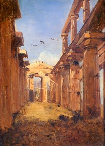 La Basilique de Paestum 1845-1848 - Giacinto Gigante