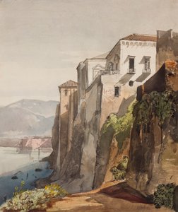 La Maison de Tasso, Sorrente, avec des ajouts de la princesse Maria Annunziata di Borbone (1843-1871), 1853