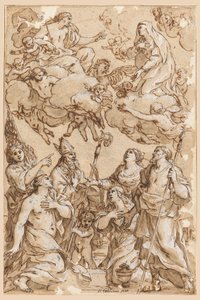 Christ et la Vierge avec les saints patrons de Pistoia