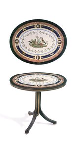 Table en micromosaïque, Rome, fin du XVIIIe siècle