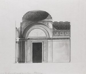 Conception de cabinet pour le Duc de Serracapriola à Petersburg - Giacomo Antonio Domenico Quarenghi