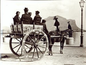 Charrette sicilienne, de La vie à Palerme - Giacomo Brogi