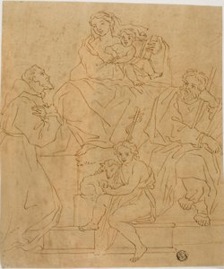 Sainte Famille avec Saint François d