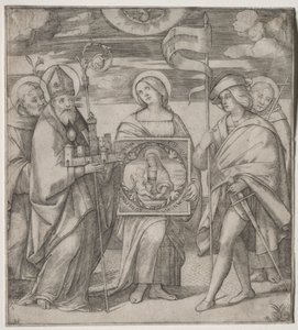 Saints patrons de Bologne, vers 1515-1520