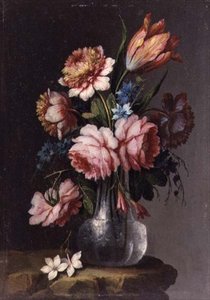 Roses, tulipes et pivoines - Giacomo Nani