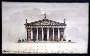 Élévation des écuries à Tsarskoïe Selo