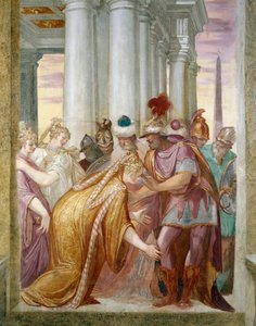 Sophonisba implore Massinissa - Giambattista Zelotti