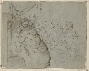 La mort de Socrate(?) - Giambattista Langetti