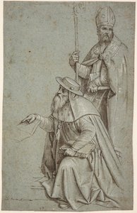 Saint Jérôme et Saint Augustin / Ambroise - Giambattista Moroni