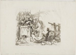 La Mort donnant audience, des Capricci - Giambattista Tiepolo