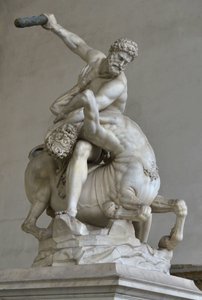 Hercule dans le combat contre le centaure Nessus