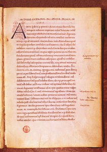 Apographe de Marcus Tullius Cicero - Gian Francesco Poggio Bracciolini