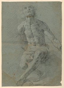 Étude pour un nu masculin - Gian Giacomo Barbelli