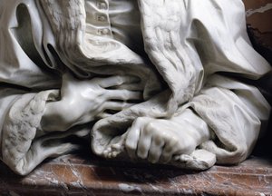 Buste de Gabrielle Fonseca, docteur du Pape Innocent X (détail)