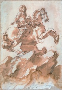 Esquisse pour Louis XIV à cheval - Gian Lorenzo Bernini