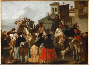 Le charlatan - le dentiste vers 1754-55 ...
