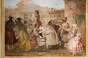 Le Charlatan, de la salle des scènes de carnaval dans la Foresteria, 1757