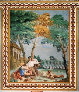 Le Repos des paysans, de la salle des scènes rustiques, dans la Foresteria, 1757