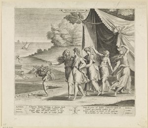 Apollon et les quatre saisons Quatro anni tempora (titre sur l