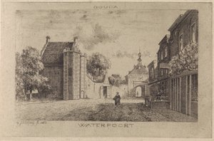 Vue de la Porte de l