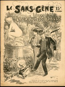Le Sans Gene - Illustration de Gil Baer (1859-1931) : Art, Sculpture Statue, Enfance, Jardin Public, Nudité