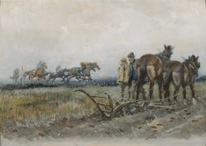 Chevaux de course à l