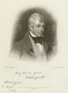 Sir Walter Scott - Gilbert Stuart Newton