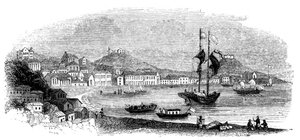Vue de Macao, 1847
