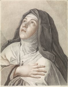 Sainte Thérèse en prière