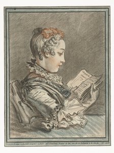 Femme lisant - Gilles Demarteau