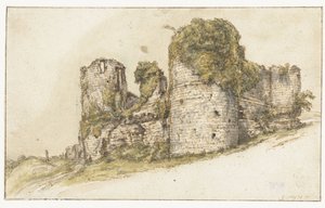 Vue du Château de César à Vau