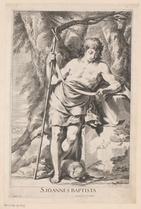 Saint Jean-Baptiste avec bâton et agneau - Gilles Rousselet