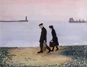 Marée du soir, Cornouailles, 1982 - Gillian Lawson