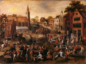 Fête de village à Saint-Joris