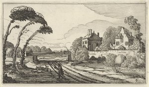 Berger dans un paysage (Douze paysages avec figures)